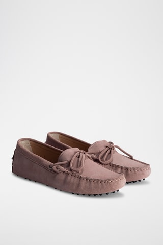 Mocassins en nubuck Newton - Rose