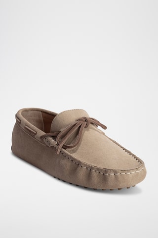 Chaussures bateau en nubuck Quid - Beige