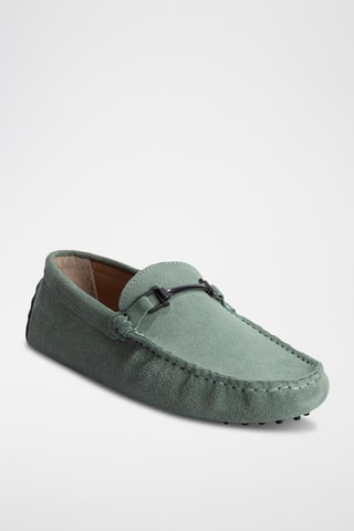 Mocassins en nubuck Harold - Vert