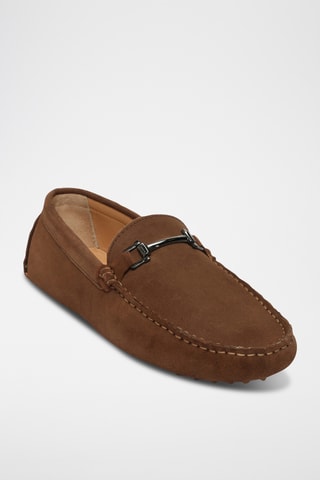 Mocassins en nubuck Harold - Kaki