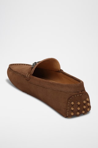 Mocassins en nubuck Harold - Kaki