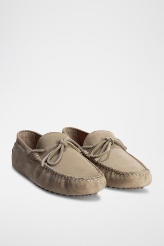 Mocassins en nubuck Johnny - Beige