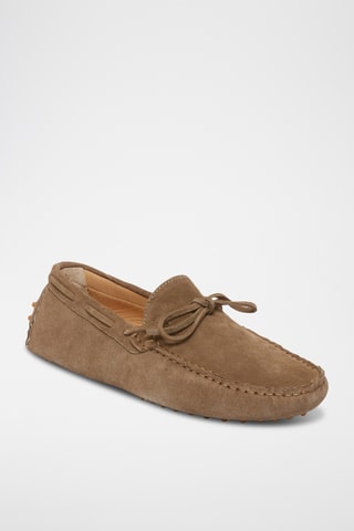 Chaussures bateau en nubuck Quid - Kaki