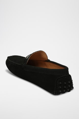 Mocassins en nubuck Edwin - Noir