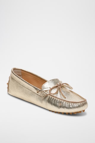 Mocassins en cuir Newton - Doré
