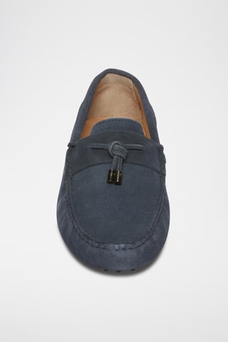 Chaussures bateau en nubuck Finn - Bleu