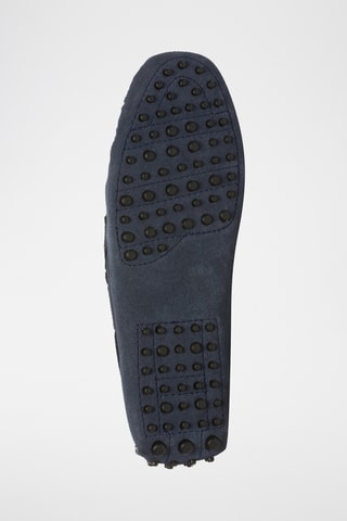 Chaussures bateau en nubuck Finn - Bleu