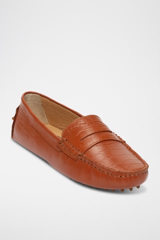 Mocassins en cuir Deira - Camel