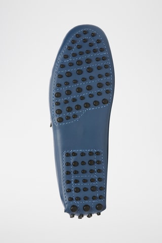 Mocassins en cuir nappa Harold - Bleu
