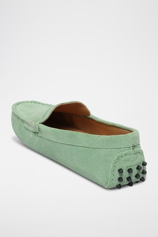 Mocassins en nubuck Deira - Vert