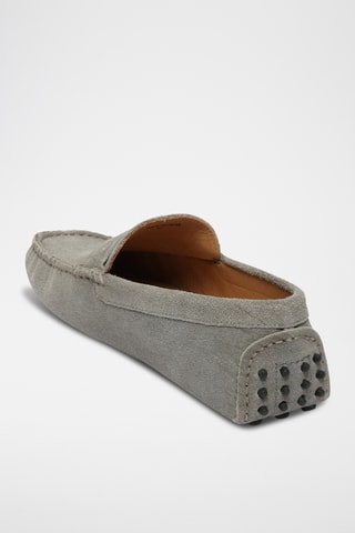 Mocassins en nubuck Cliff - Gris