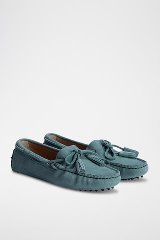 Chaussures bateau en nubuck Lily - Gris