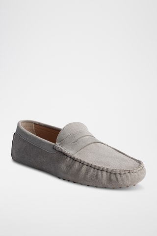 Mocassins en nubuck Cole - Gris
