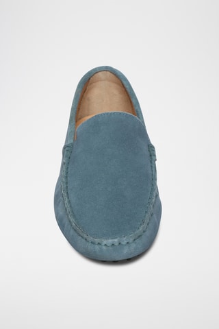 Mocassins en nubuck Cambridge - Bleu