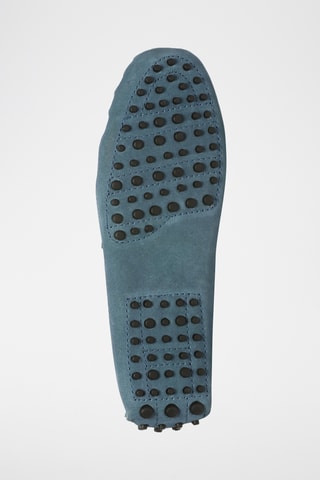 Mocassins en nubuck Cambridge - Bleu