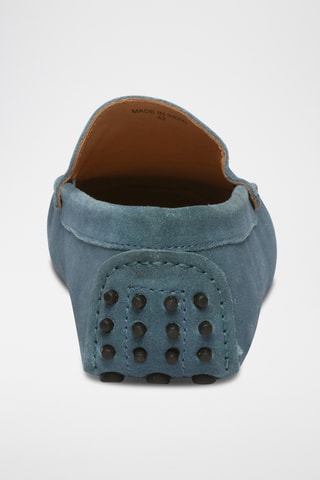 Mocassins en nubuck Cambridge - Bleu