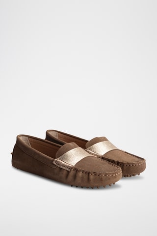 Mocassins en nubuck Meloa - Marron