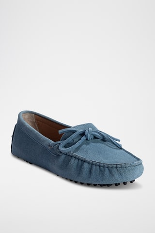 Mocassins en nubuck Newton - Bleu