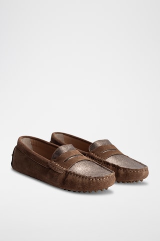 Mocassins en nubuck Deira - Camel