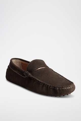 Mocassins en nubuck Lodrick - Kaki
