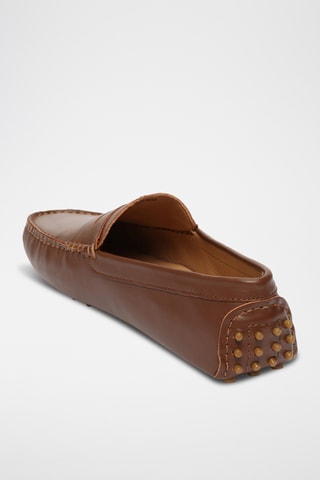 Mocassins en cuir Wales - Camel