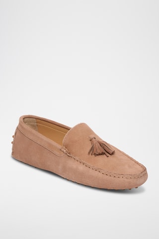 Chaussures bateau en nubuck Ethan - Marron