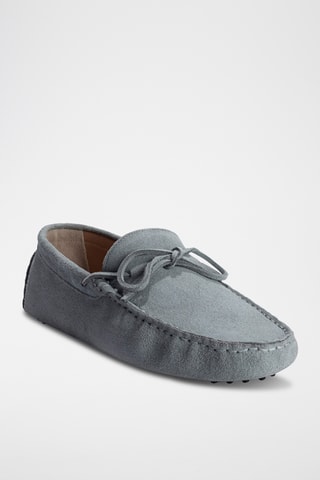 Mocassins en nubuck Duke - Bleu