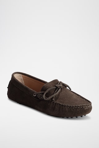 Mocassins en nubuck Newton - Kaki