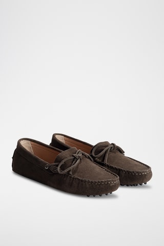 Mocassins en nubuck Newton - Kaki