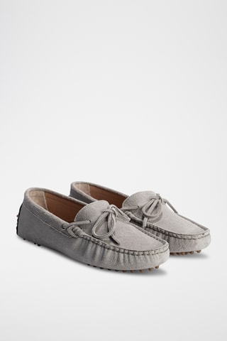 Mocassins en nubuck Newton - Gris