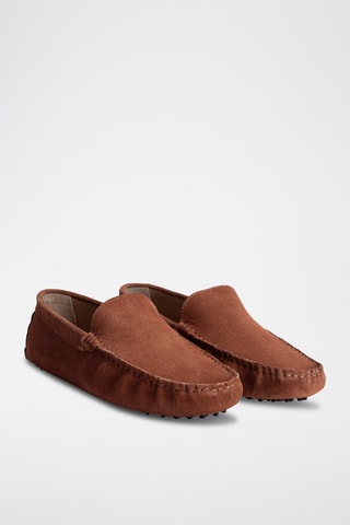 Mocassins en nubuck Cambridge - Orange