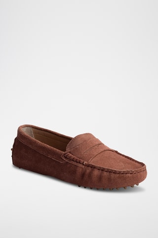 Mocassins en nubuck Deira - Marron