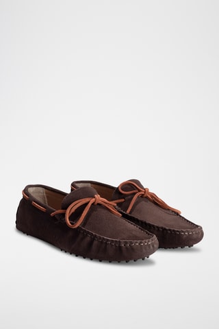Mocassins en nubuck Cornwall - Marron
