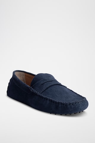Mocassins en nubuck Wales - Bleu