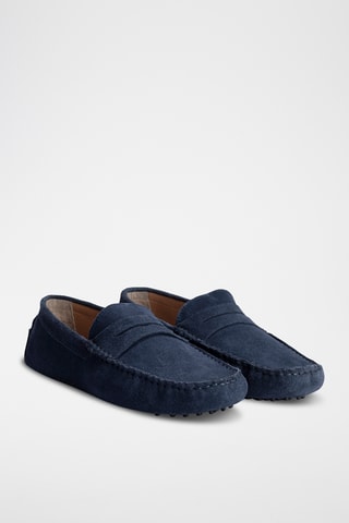 Mocassins en nubuck Wales - Bleu