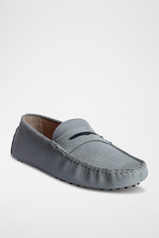 Mocassins en nubuck Cliff - Bleu