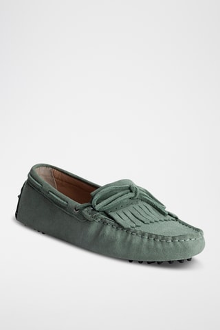 Chaussures bateau en nubuck Powys - Vert
