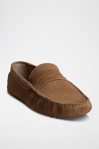 Mocassins en nubuck Wales - Marron