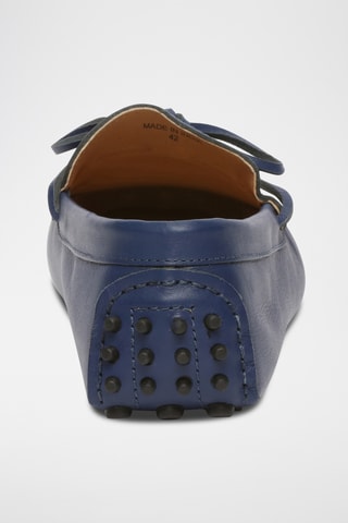 Mocassins en cuir nappa Duke - Bleu