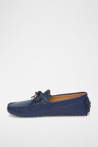Mocassins en cuir nappa Duke - Bleu