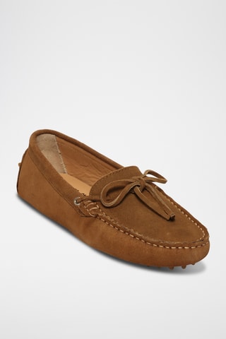 Mocassins en nubuck Newton - Camel