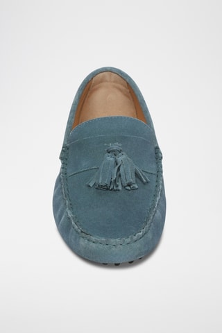 Mocassins en nubuck EARL - Bleu