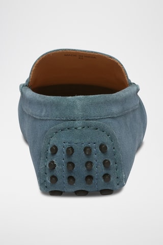 Mocassins en nubuck EARL - Bleu