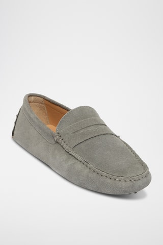 Mocassins en nubuck Cole - Gris