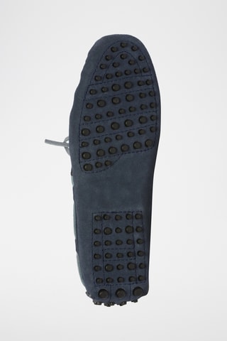 Chaussures bateau en nubuck Cornwall - Bleu