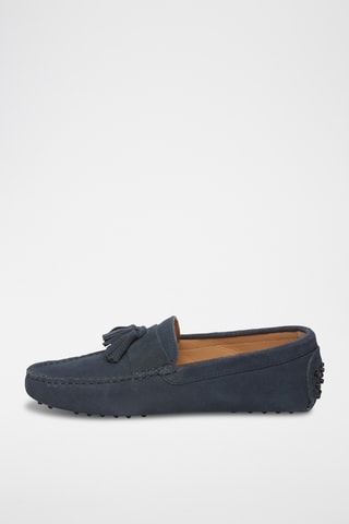 Mocassins en nubuck Fred - Bleu