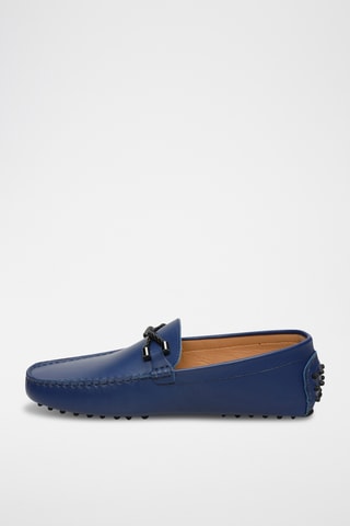 Mocassins en cuir nappa Phillip - Bleu