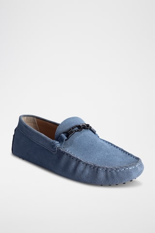 Mocassins en cuir Jace - Bleu