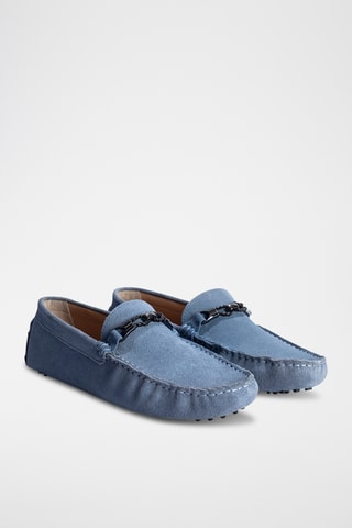 Mocassins en cuir Jace - Bleu