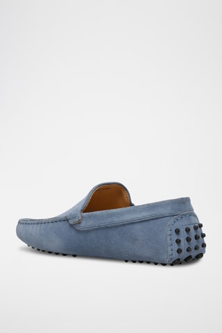 Mocassins en nubuck Colin - Bleu